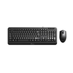 MediaRange Corded Keyboard & 3-button mouse set, Wired MROS108-GR