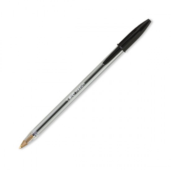BIC Cristal 1.0 mm Στυλό Διαρκείας (Μαύρο)