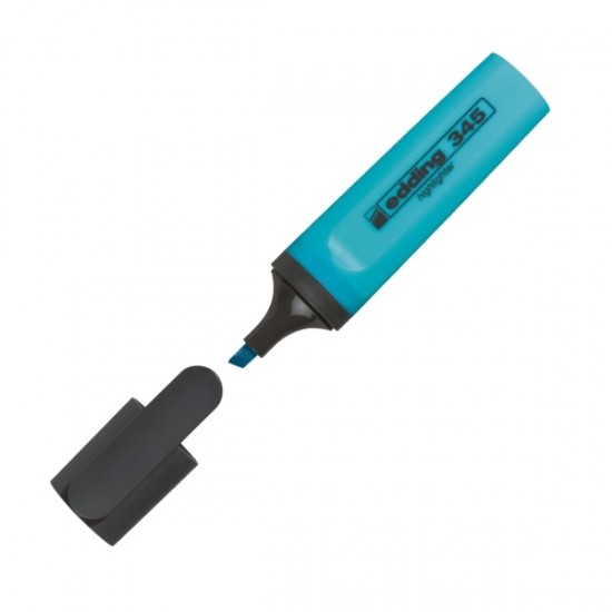 EDDING 345 2 - 5 mm Μαρκαδόρος Υπογράμμισης (Γαλάζιο)
