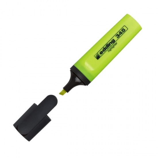 EDDING 345 2 - 5 mm Μαρκαδόρος Υπογράμμισης (Κίτρινο)