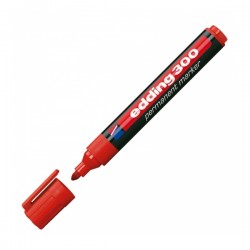 EDDING 300 1.5 - 3 mm Permanent Marker (Red)