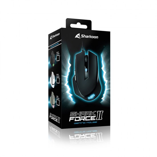 Sharkoon Shark Force 2 Black Ενσύρματο Gaming Ποντίκι