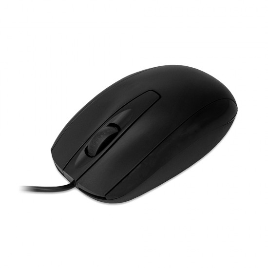 MediaRange Optical Ποντίκι Corded 3-Button MROS211  (Μαύρο, με καλώδιο)